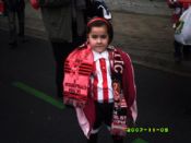 Mi neska antes del partido