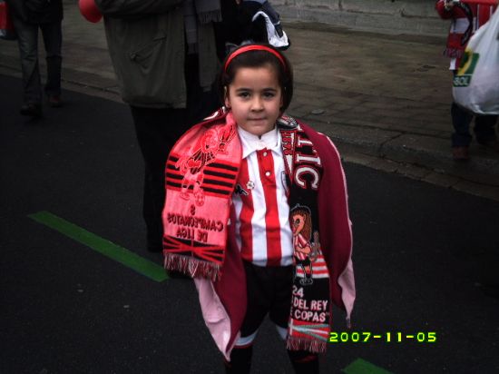 Mi neska antes del partido