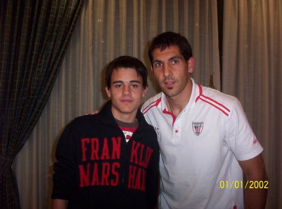 Con Gorka Iraizoz en Valladolid