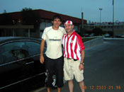 Karanka y yo en Lezama