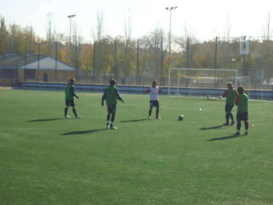 Entrenando las leonas