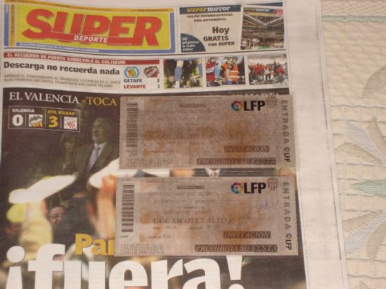 Entradas especiales del Valencia - Athletic