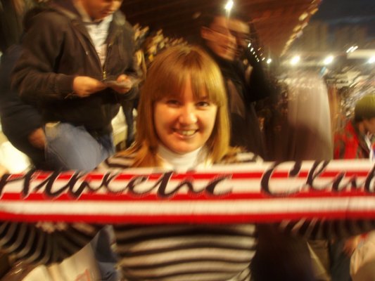 Animando a mi Athletic en Zaragoza