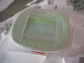 La maqueta del nuevo campo