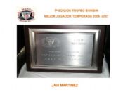 7ª Edición Trofeo Bombín