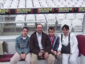 Luismi, Diego, Yolanda y yo