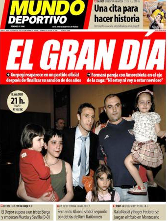 Portada Mundo Deportivo 27-04-2008