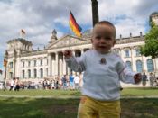 Unax frente al Reichstag