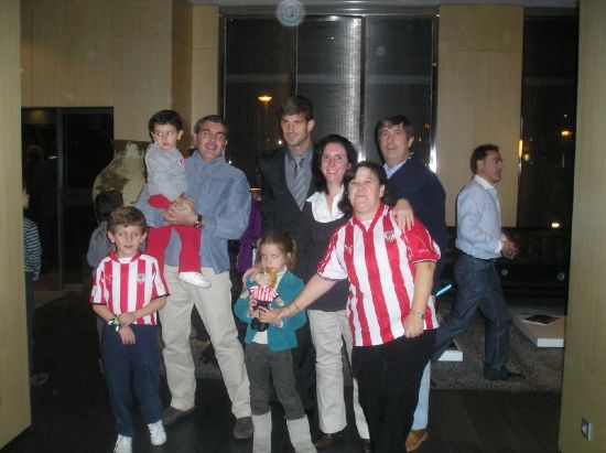 Llegada del Athletic a Madrid