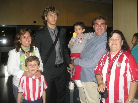 Llegada del Athletic a Madrid