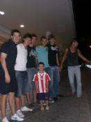 Unai con la tropa