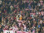 La afición del Athletic en Getafe