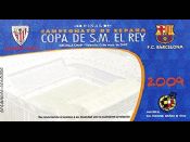 Entrada para la final de copa