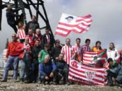 Bandera en el Gorbea