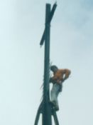 Bandera en el Gorbea
