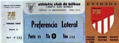 Entrada 75 años  de San Mamés