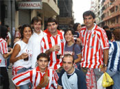 Celebración pre-derby