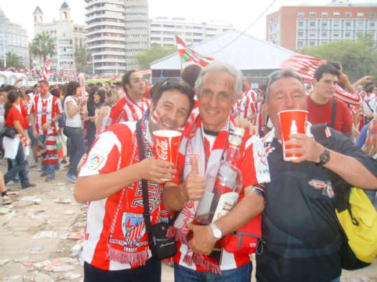 los txupones en la final de copa