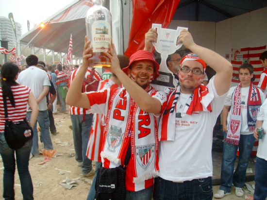 los txupones en la final de copa