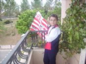 diego y la bandera