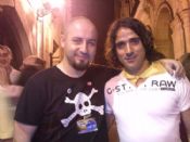 Con Javi González en Portu