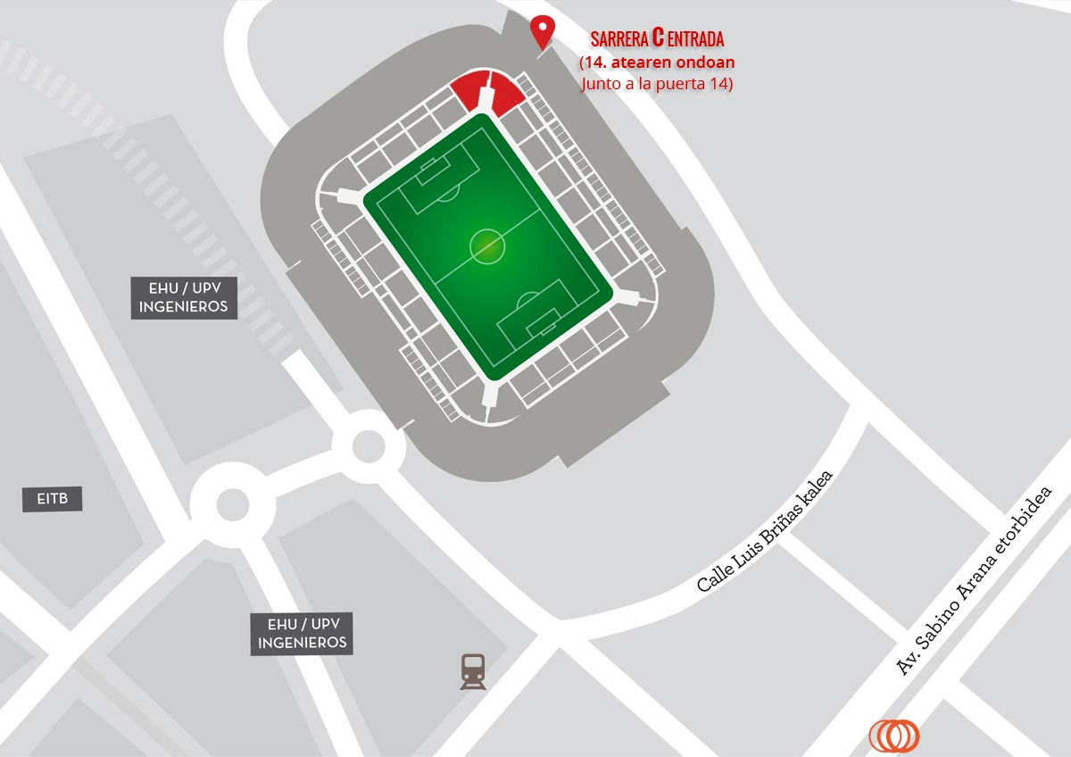 Mapa Restaurante San Mames