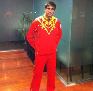 Javi MartÃnez con el chandal olÃmpico