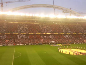 Público de San Mamés antes del Athletic-Manchester