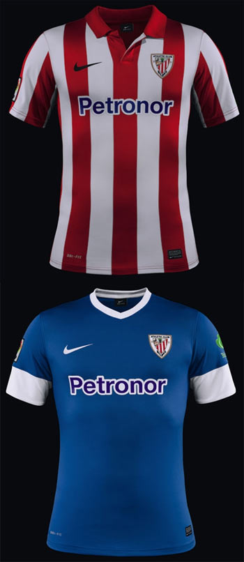 Nuevas camisetas del Athletic para la temporada 2013/14