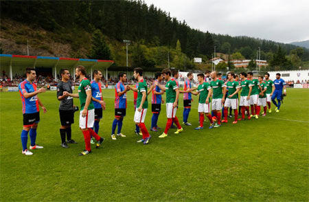 Amistoso entre Balmaseda y Athletic en La Beluga