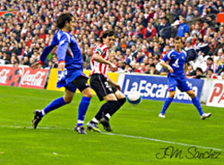 Ariz Aduriz durante el choque ante el Getafe