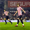 Amorebieta durante un lance ante Osasuna