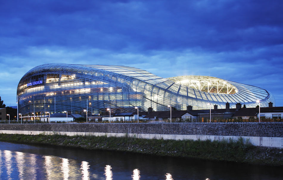El Aviva Stadium de Dublín donde se jugará el Athletic-Liverpool