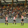 Las gradas de Lezama a rebosar para ver el Bilbao Athletic - Barakaldo