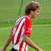 Llorente tras fallar una ocasión de gol