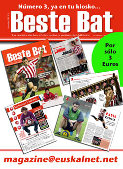 Anuncio del lanzamiento del número 3 de la Revista Beste Bat
