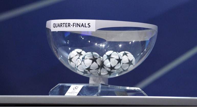 Bolas del sorteo de la Champions