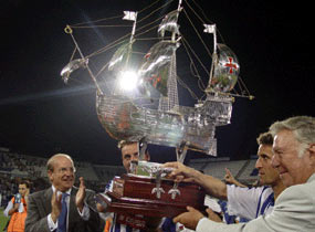La carabela de plata del Trofeo Colombino