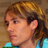 David López en la rueda de prensa de San Mamés