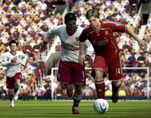 Captura del nuevo FIFA 2008 de EA Sports