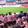 5.000 aficionados siguen las evoluciones del Athletic en San Mamés