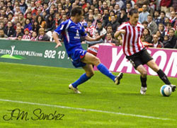 Aranzubia durante el choque ante el Getafe
