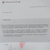 Carta enviada por el Athletic a un colegiado