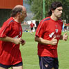 Karanka correteando junto a Padilla