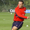 Lacruz entrenando