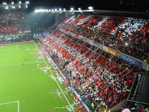 Maurice Dufrasne, campo del Standard de Lieja ante el Athletic