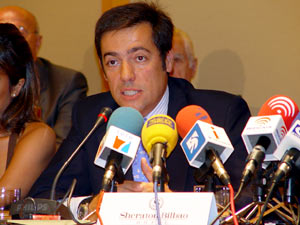 Fernando García Macua en un momento de la rueda de prensa