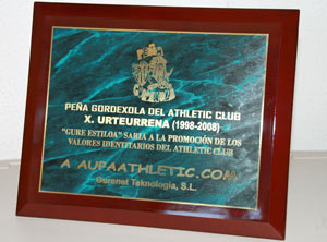 Premio Gure Estiloa de la Peña Gordexola a aupaAthletic.com