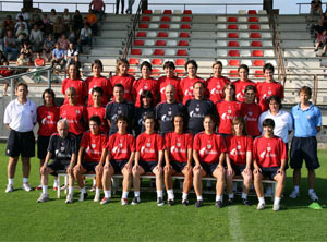 Presentación del equipo femenino para la temporada 2007-08