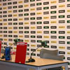 La sala de prensa de Lezama vacía